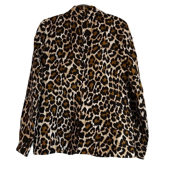 J. Crew Animal Print Parke Blazer Short Set Size 10 - Picture 5 of 13